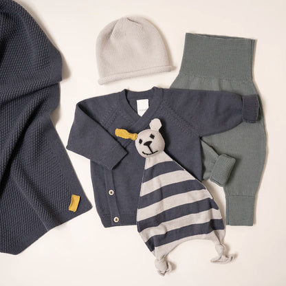 THE WOOLLY BABY JACKET - grey