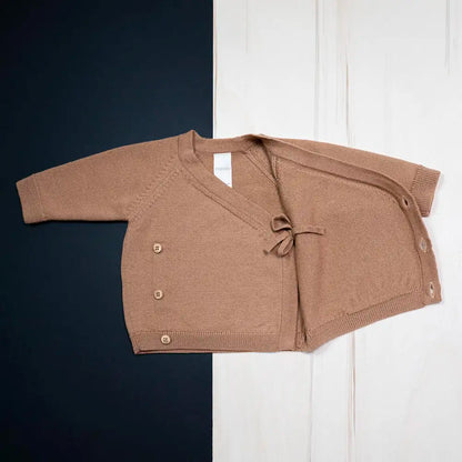 THE WOOLLY BABY JACKET - camel