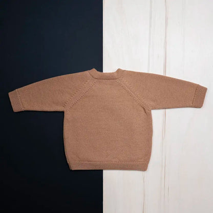THE WOOLLY BABY JACKET - camel