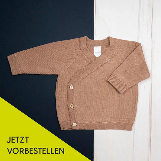 THE WOOLLY BABY JACKET - camel