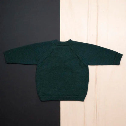 THE WOOLLY BABY JACKET - petrol