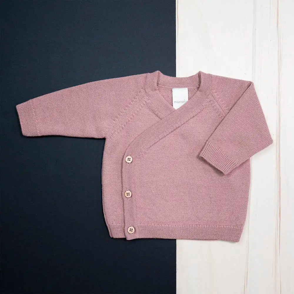 THE WOOLLY BABY JACKET - rose