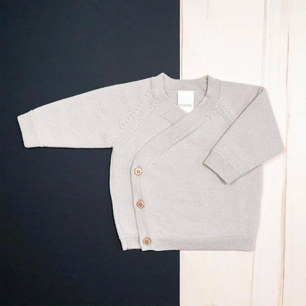 THE WOOLLY BABY JACKET - sand
