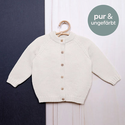 THE WOOLLY CARDIGAN - pure