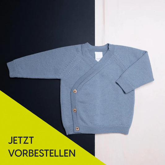 THE WOOLLY BABY JACKET - blue