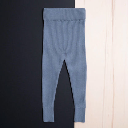 THE WOOLLY LEGGINGS - blue