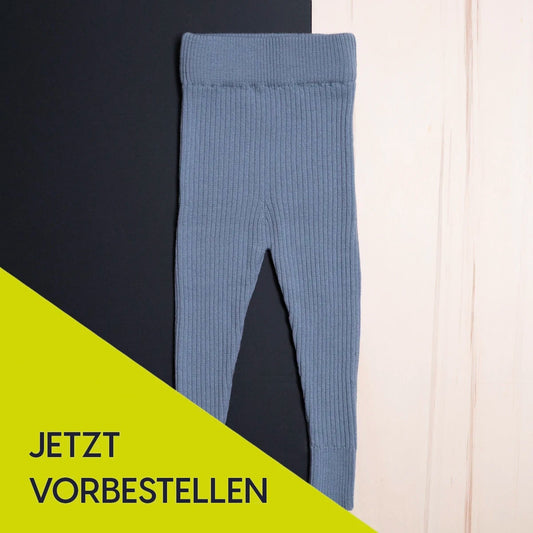 THE WOOLLY LEGGINGS - blue