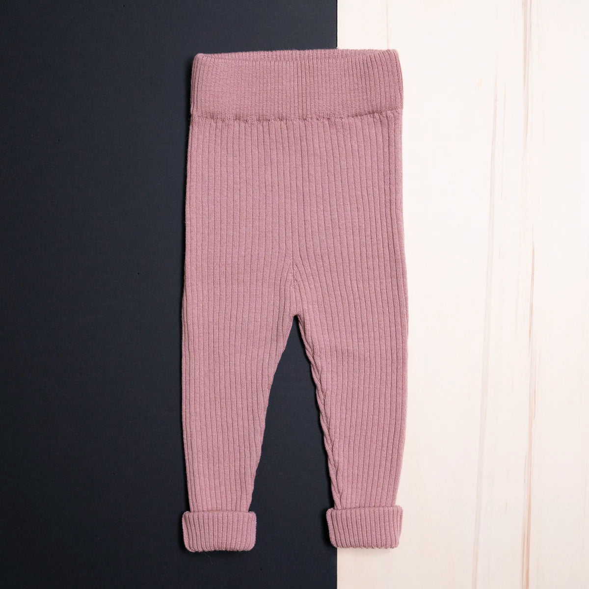 THE WOOLLY LEGGINGS - rose