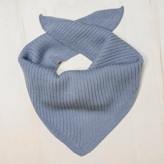 THE WOOLLY SCARF BABY - blue