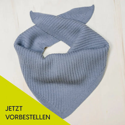 THE WOOLLY SCARF BABY - blue